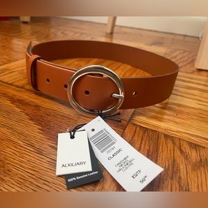Aritzia Classic Tan Leather Belt
